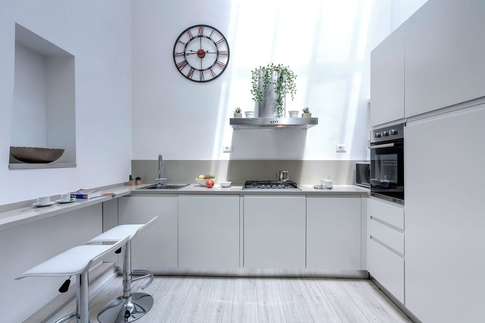 Apartment, 2 Bedrooms | Private kitchen | Full-size fridge, microwave, oven, stovetop