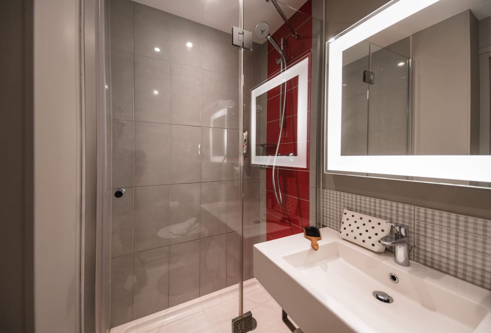 Standard Room, 1 Double Bed | Bathroom | Shower, eco-friendly toiletries, hair dryer, towels