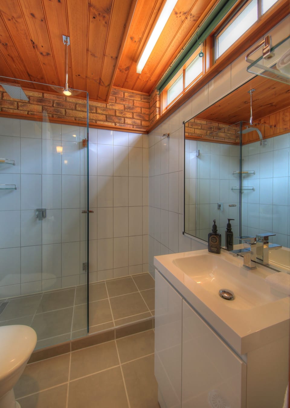  Stanley Village – Superior Suite, 1 King Bed, Sea View | Bathroom | Hair dryer, slippers, towels, soap