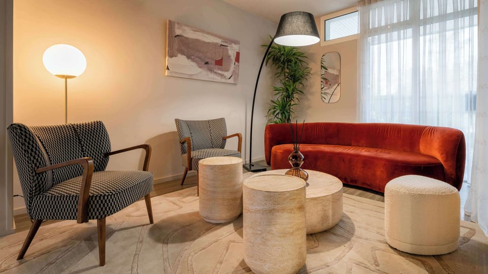 Lobby sitting area