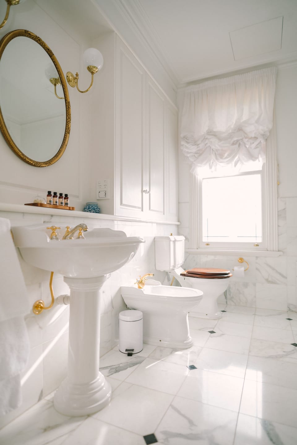 Hair dryer, towels