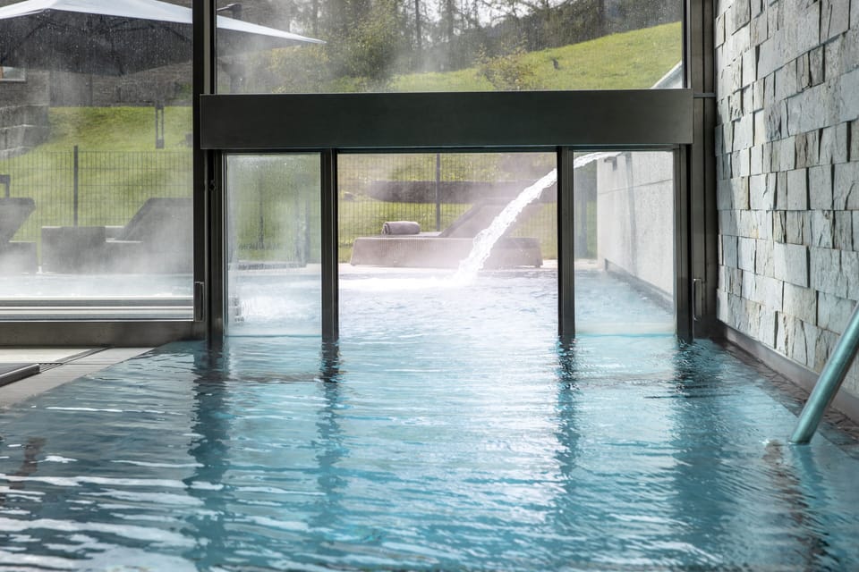 Indoor pool, outdoor pool