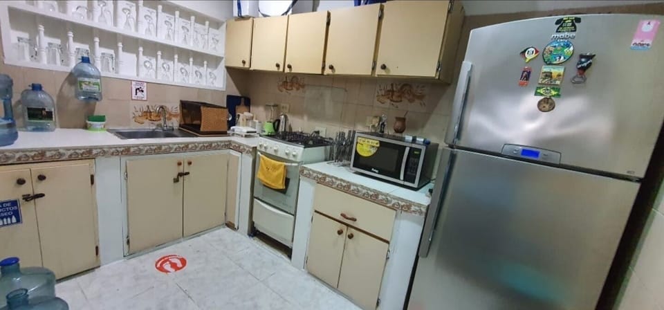 Shared fridge, microwave, griddle