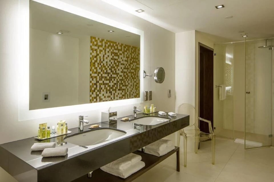 Presidential Suite | Bathroom | Free toiletries, hair dryer, towels