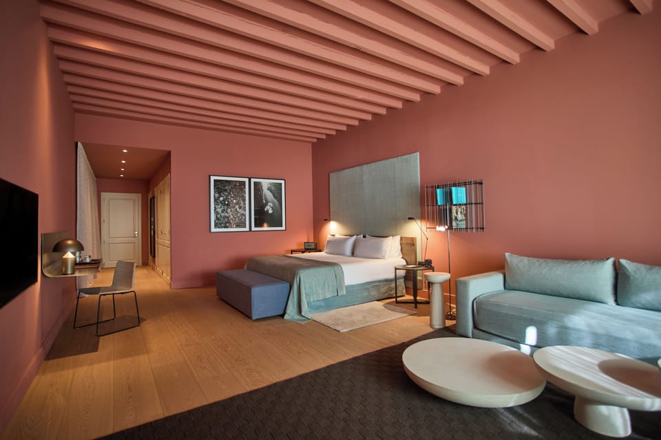 Suite, Terrace, Sea View | Premium bedding, down comforters, minibar, in-room safe