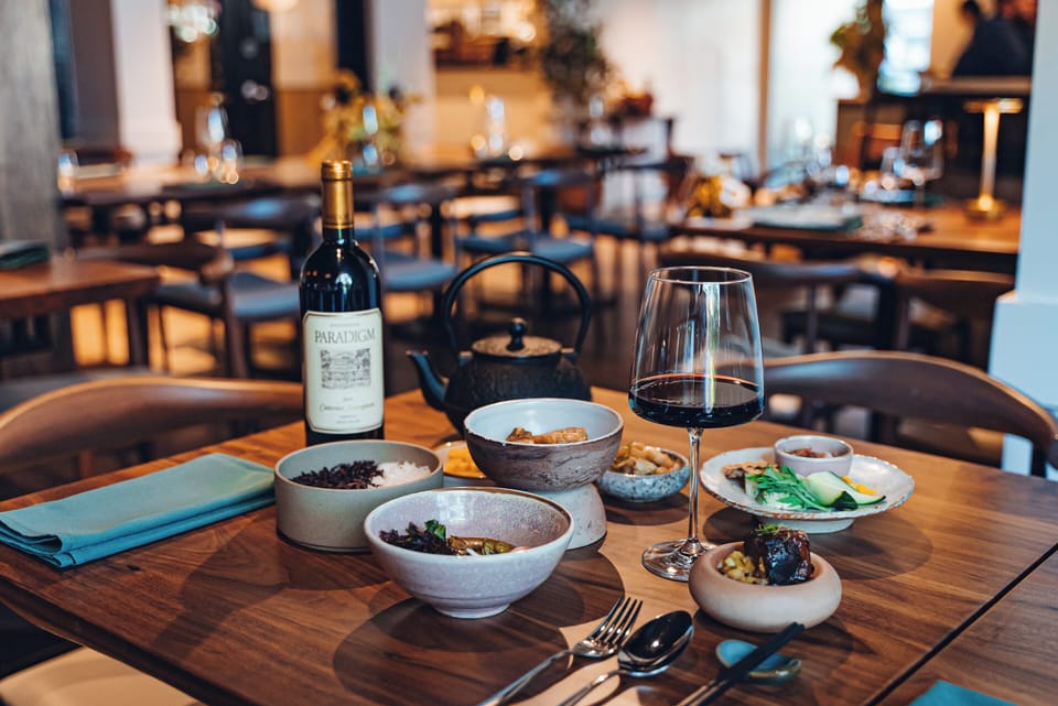 Dinner served, Thai cuisine