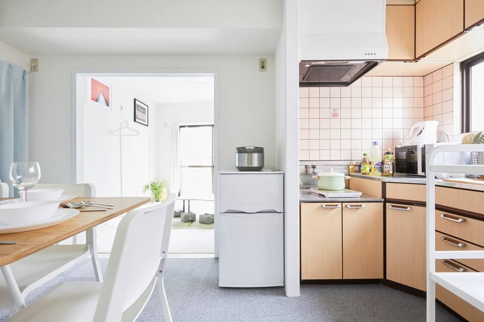 Apartment | Private kitchenette | Fridge, microwave, stovetop, electric kettle
