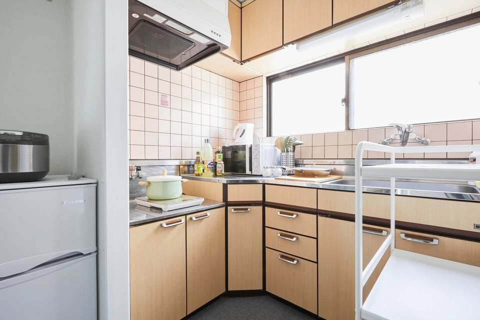 Apartment | Private kitchenette | Fridge, microwave, stovetop, electric kettle