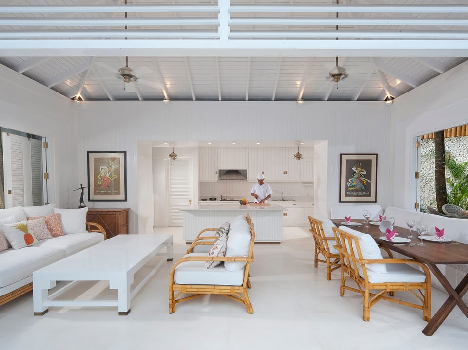 Villa, 4 Bedrooms | Living area | Flat-screen TV, DVD player