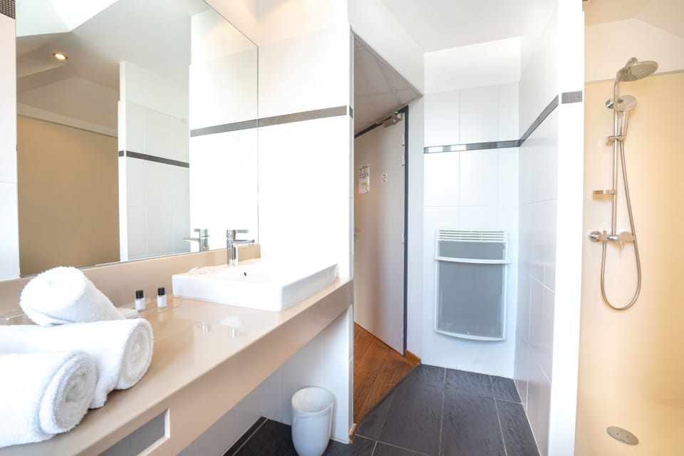 Standard Double Room | Bathroom | Free toiletries, hair dryer, towels