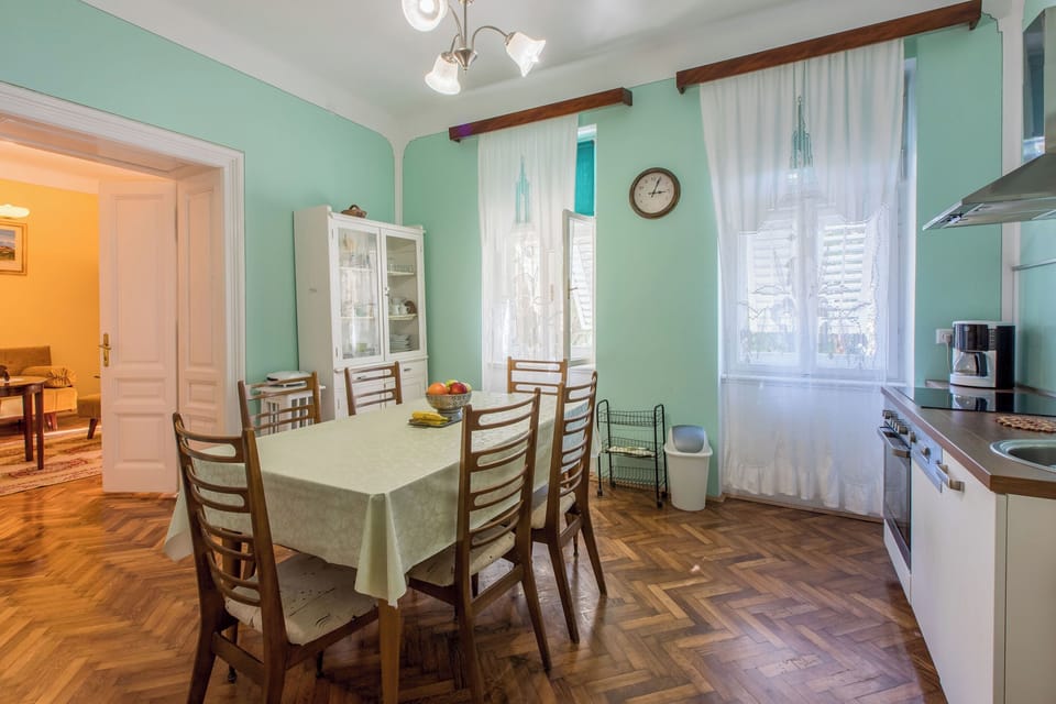 Villa | Private kitchen | Fridge, microwave, oven, stovetop