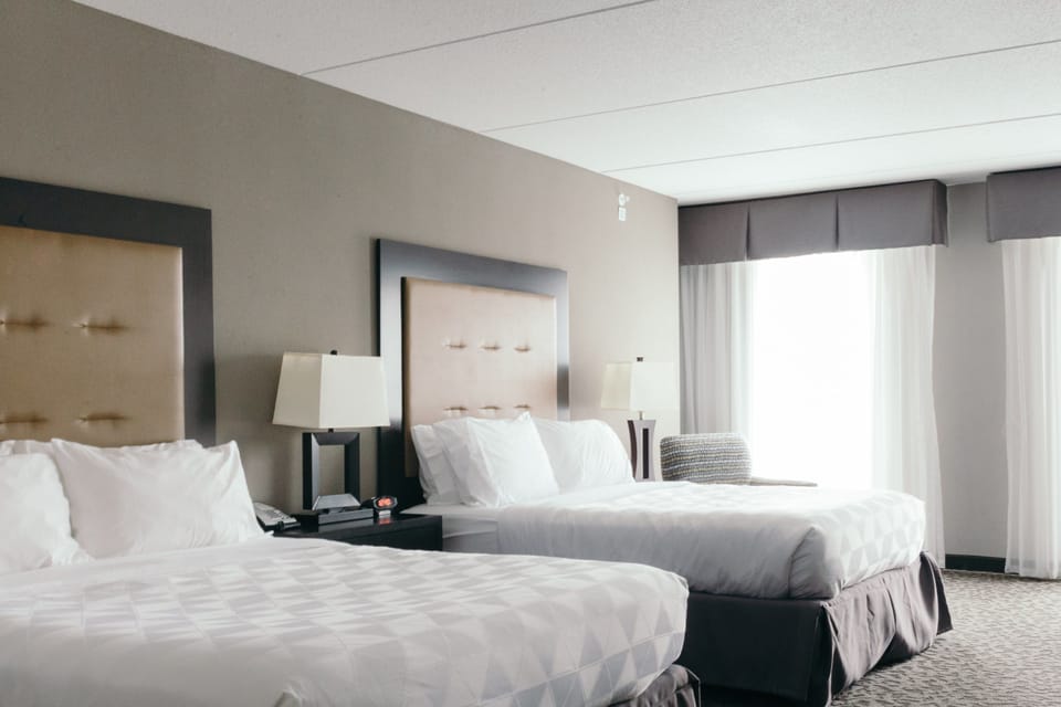 Standard Room, 2 Queen Beds, Accessible (Mobility, Transfer Shower) | Premium bedding, in-room safe, blackout drapes, soundproofing