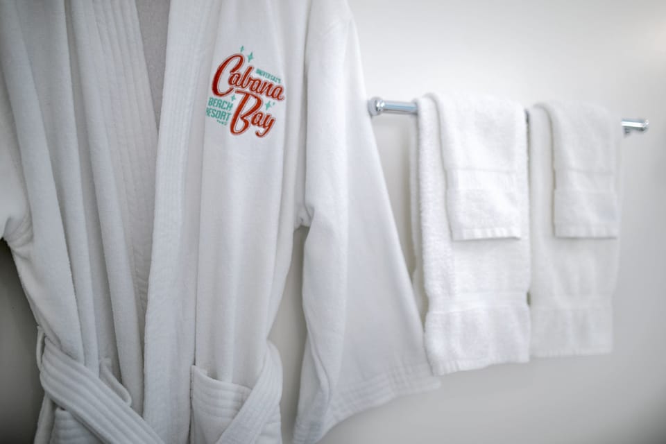 Free toiletries, hair dryer, towels