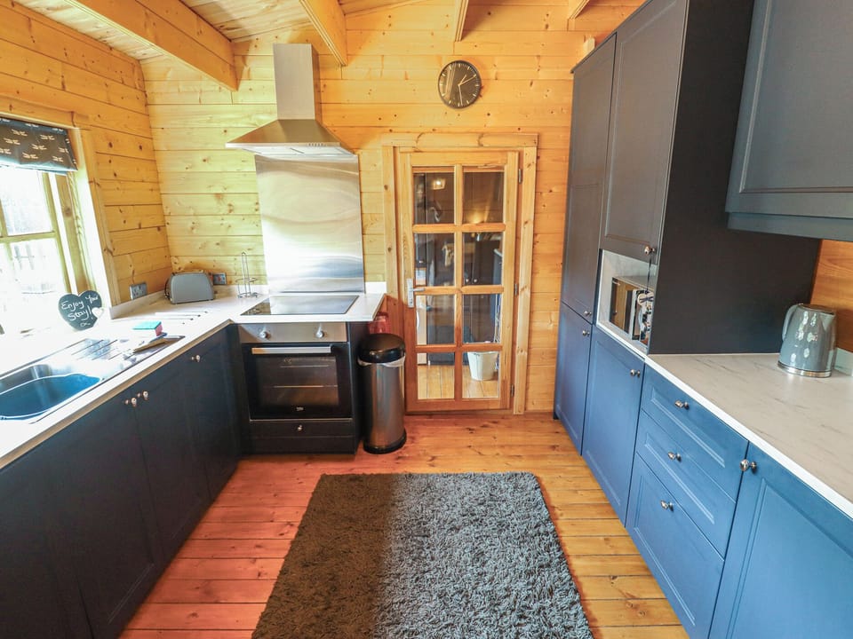 Fridge, microwave, dishwasher, electric kettle