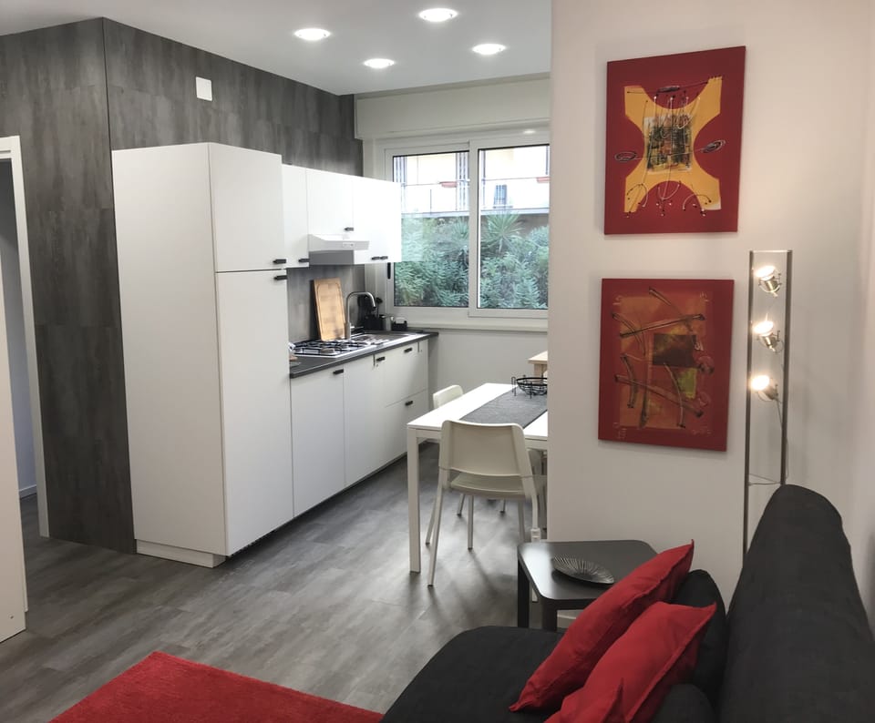 Apartment, 1 Bedroom | Living area | 28-inch flat-screen TV with cable channels, TV, streaming services