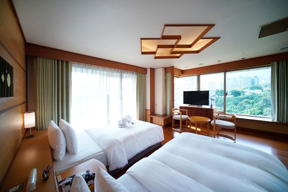 Deluxe Quadruple Room, Multiple Beds, Balcony, Tower | Premium bedding, down comforters, free minibar, in-room safe