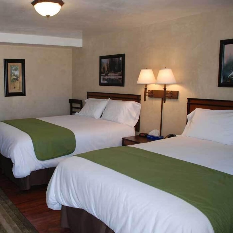 Deluxe Room, 2 Queen Beds | Blackout drapes, free WiFi, bed sheets