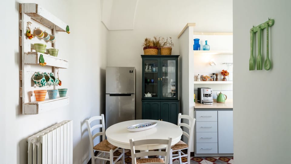 Apartment, 1 Double Bed with Sofa bed, Balcony, City View | Private kitchen | Full-size fridge, microwave, oven, stovetop