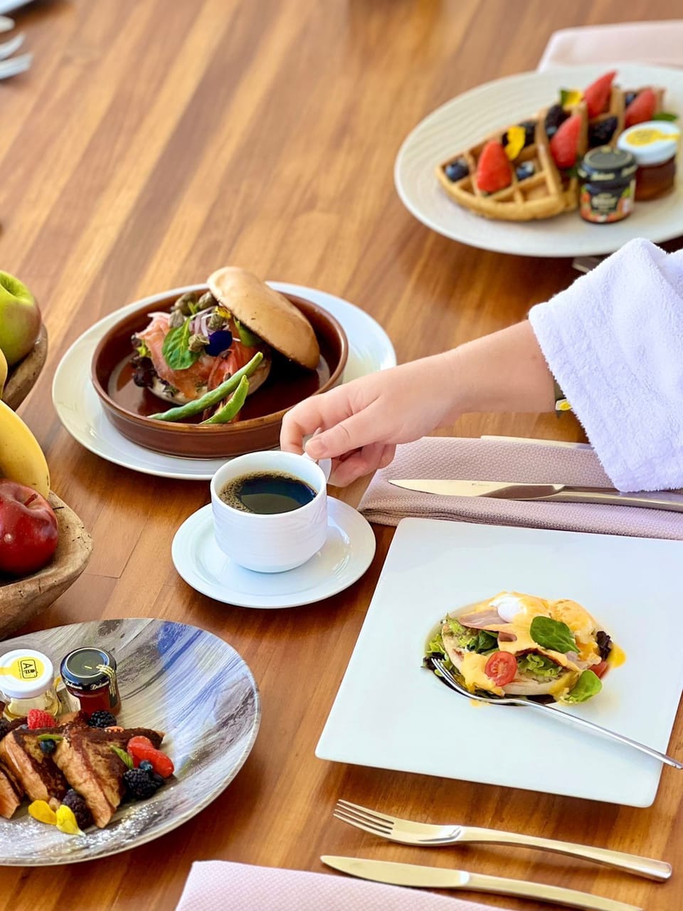 Free daily cooked-to-order breakfast