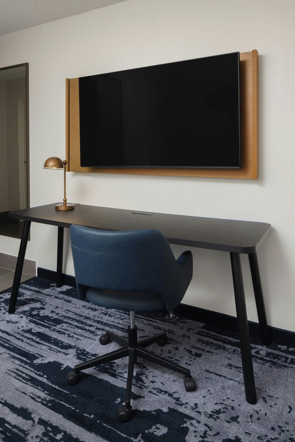 Desk, blackout drapes, iron/ironing board, free WiFi