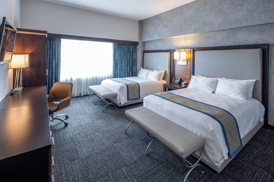 Superior Double Room, 2 Queen Beds | Premium bedding, pillowtop beds, in-room safe, desk