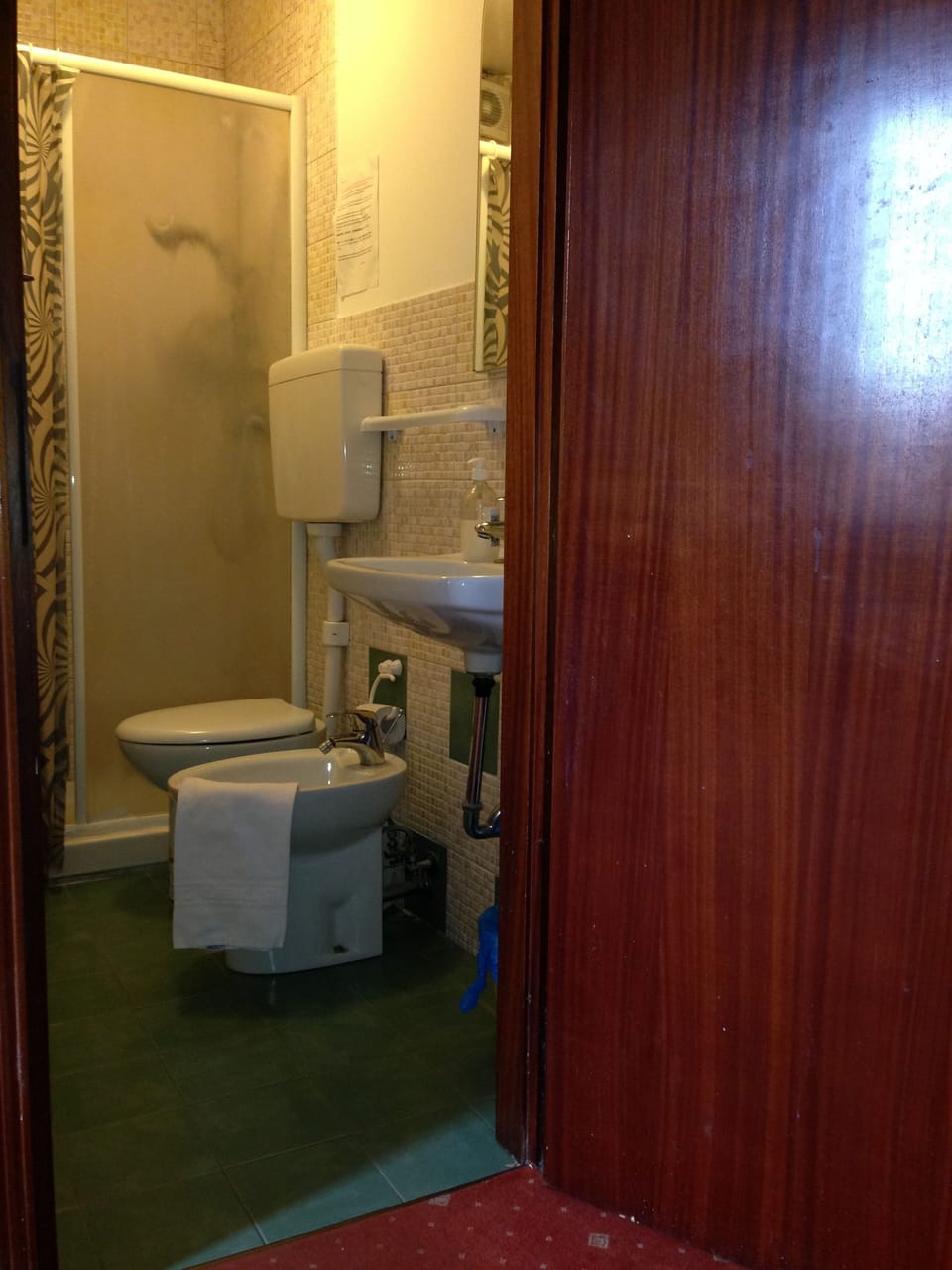 Hair dryer (on request), towels