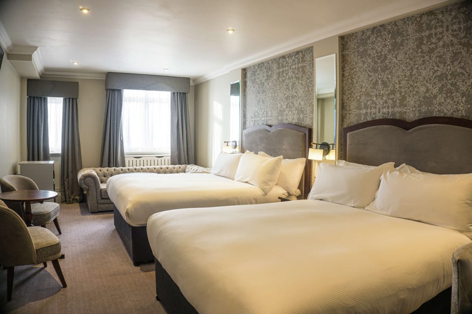 In-room safe, desk, iron/ironing board, free cribs/infant beds
