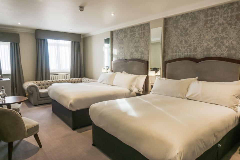 In-room safe, desk, iron/ironing board, free cribs/infant beds