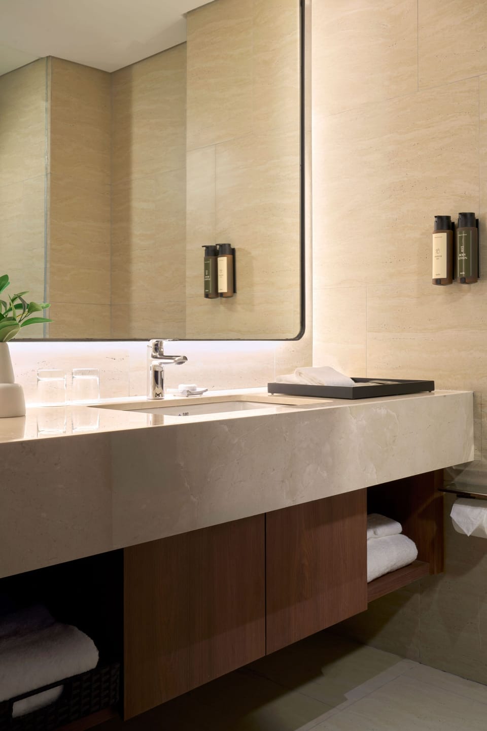 Shower, free toiletries, hair dryer, bathrobes