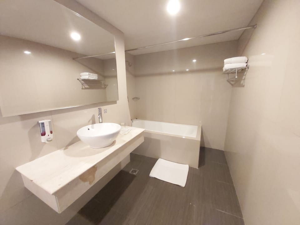 Hair dryer (on request), slippers, towels, soap