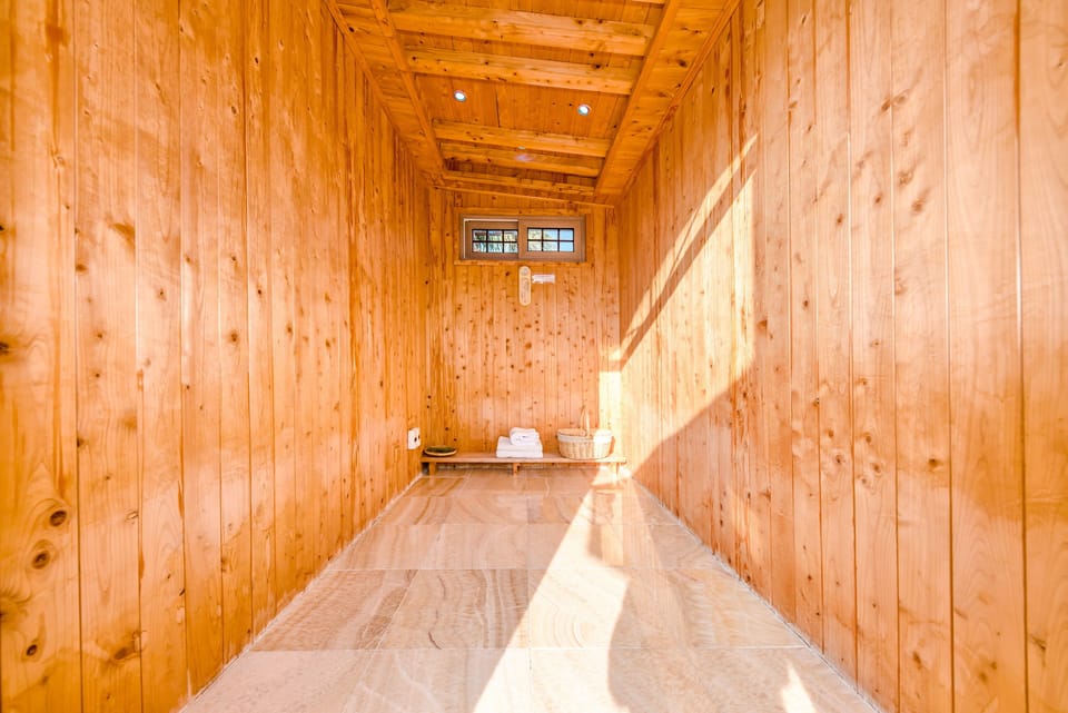 Washingtonville Pool Villa Suite | Blackout drapes, soundproofing, free WiFi, bed sheets