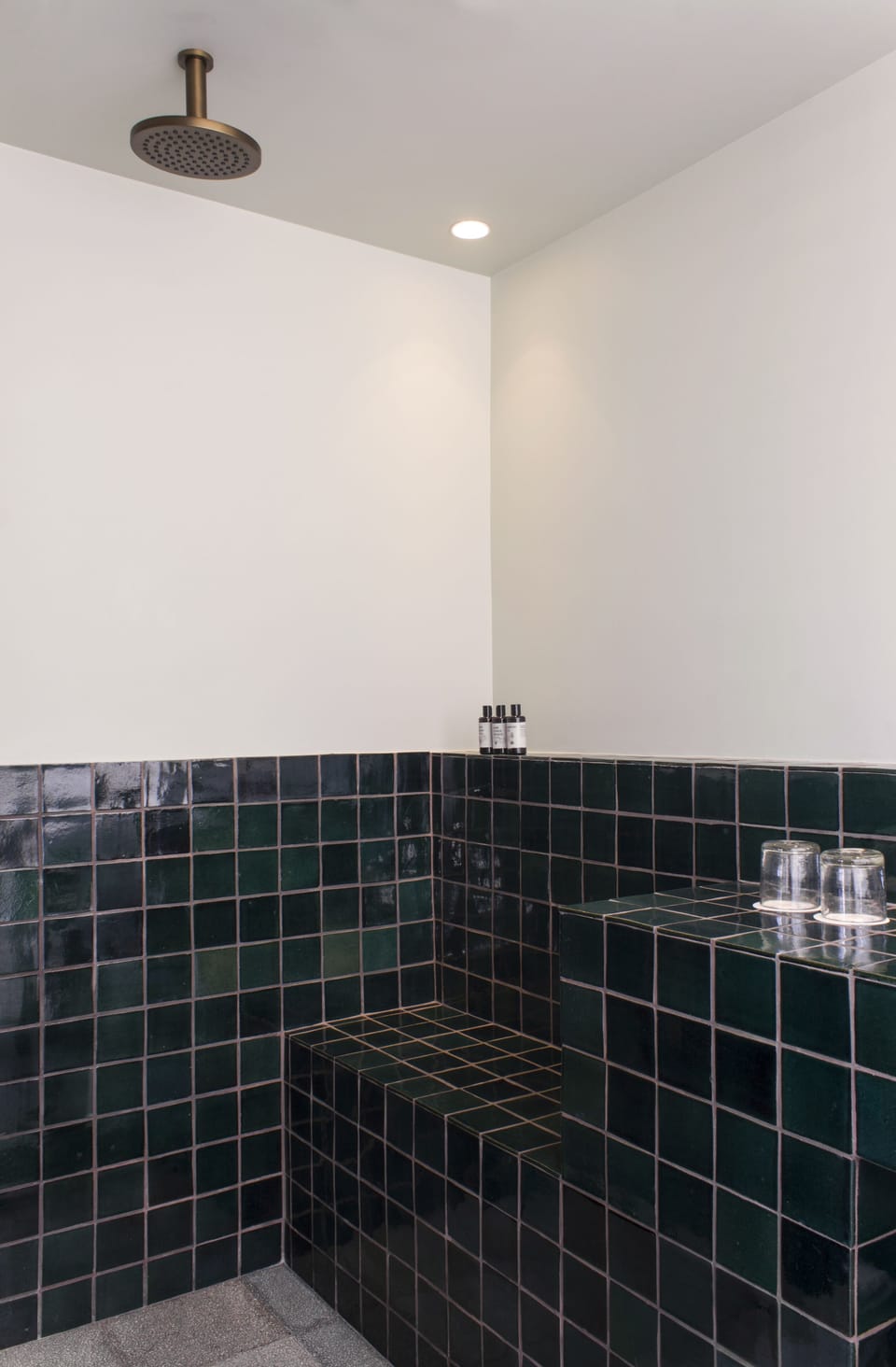 Shower, designer toiletries, hair dryer, bathrobes