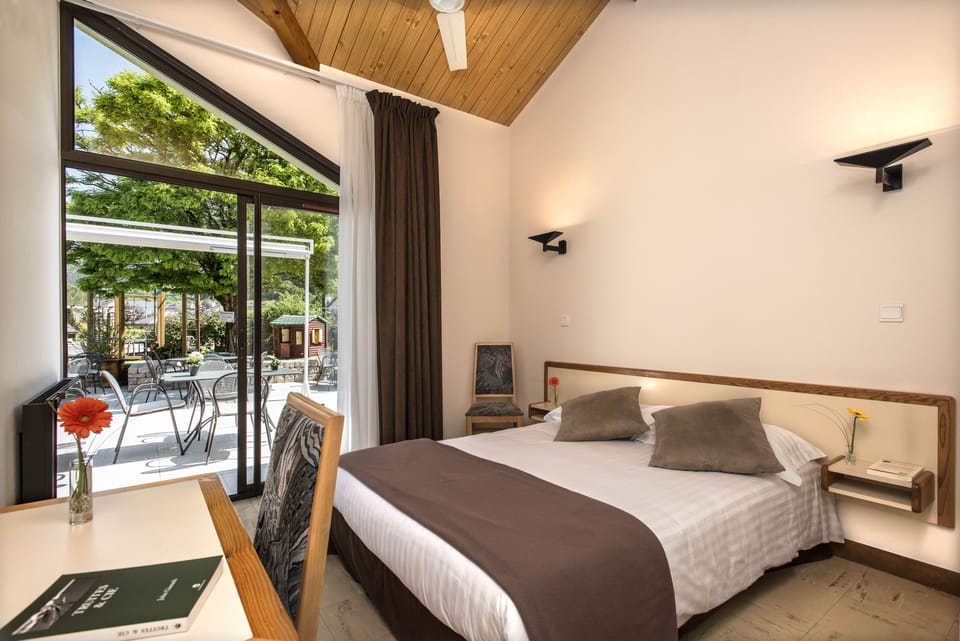 Basic Double Room | Premium bedding, desk, blackout drapes, soundproofing