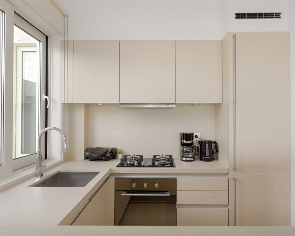 Luxury Villa, 4 Bedrooms, Sea View, Beachfront | Private kitchen | Full-size fridge, microwave, oven, stovetop