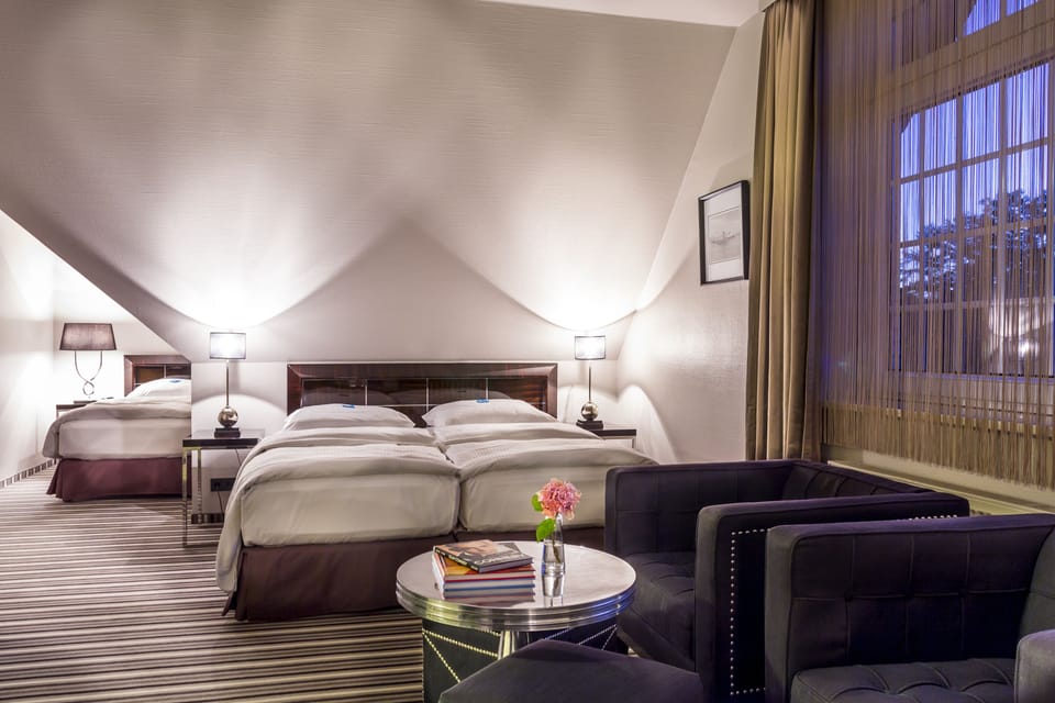 Family Room for 4 People | Premium bedding, down comforters, pillowtop beds, minibar