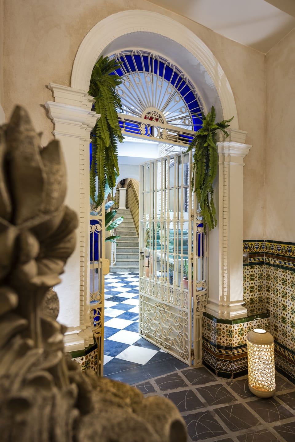 Interior entrance