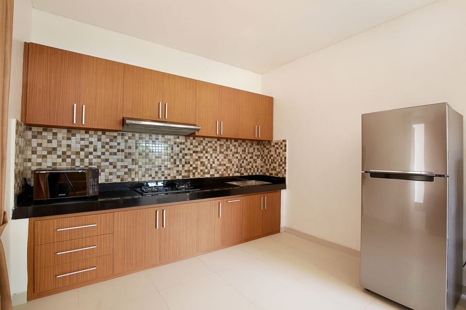 Villa, Private Pool, Pool View | Private kitchenette | Microwave, stovetop
