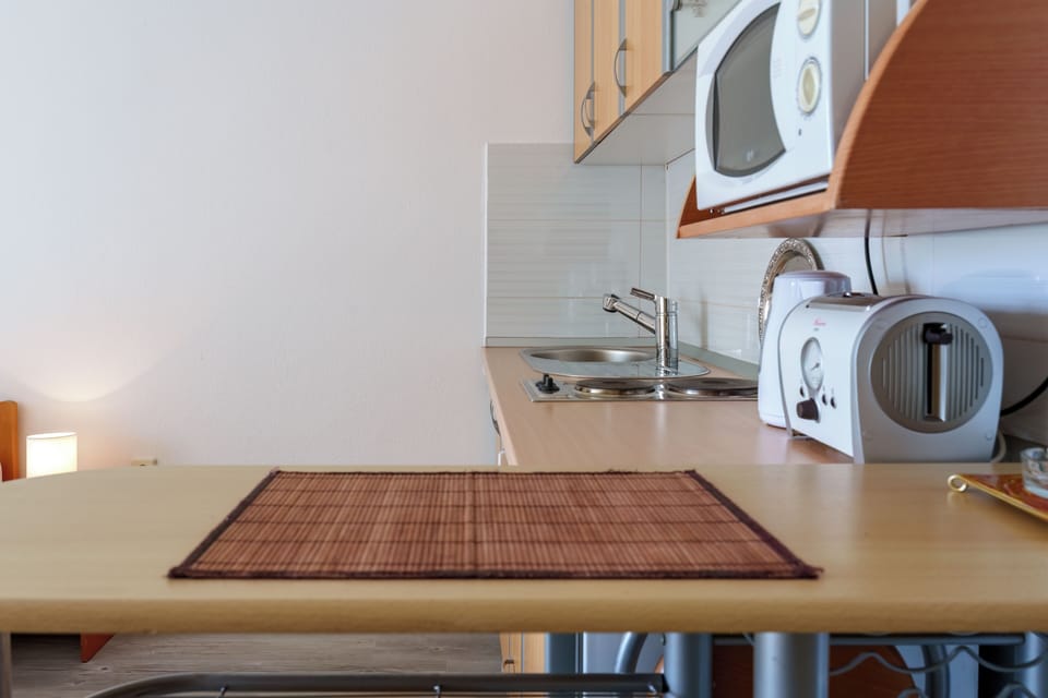 Studio, Balcony, City View | Private kitchen