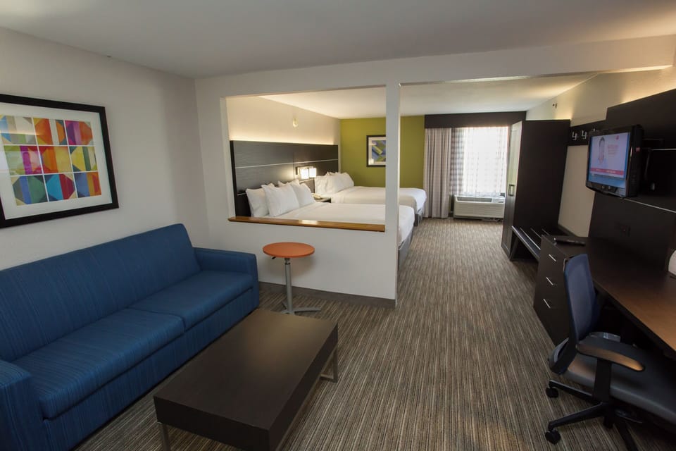 Suite, Multiple Beds | In-room safe, desk, blackout drapes, iron/ironing board