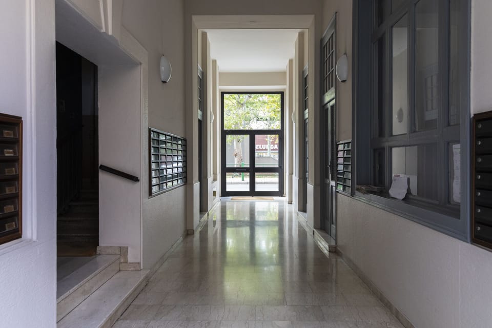Interior entrance