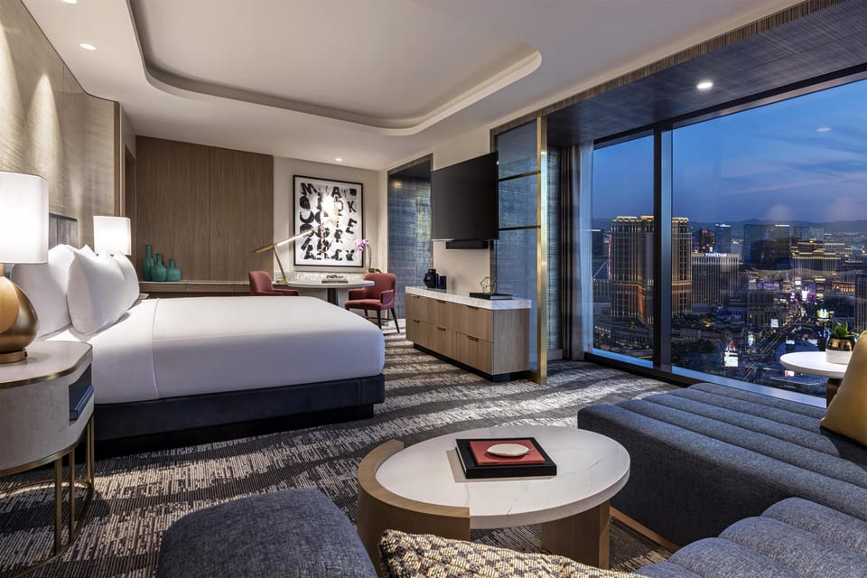 Suite, 2 Bedrooms (2 King Beds, Strip View) | Premium bedding, minibar, in-room safe, laptop workspace