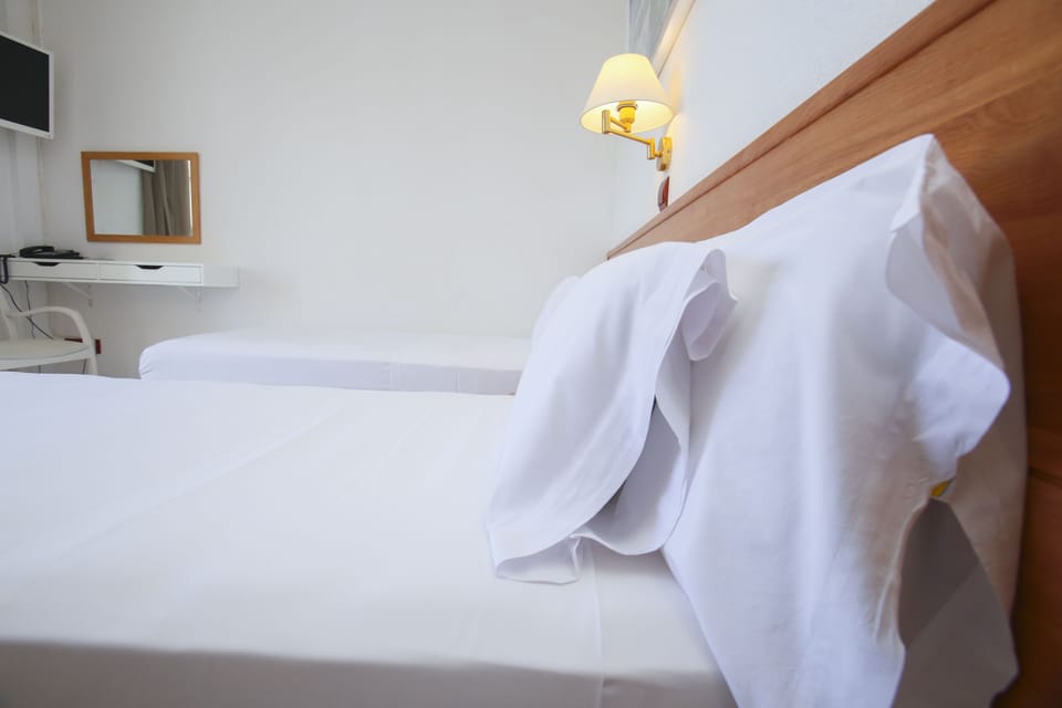 Memory foam beds, in-room safe, individually furnished, desk