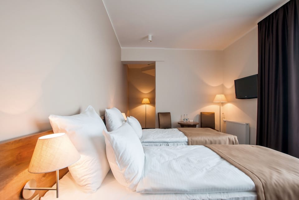 Triple Room | Egyptian cotton sheets, premium bedding, pillowtop beds, minibar