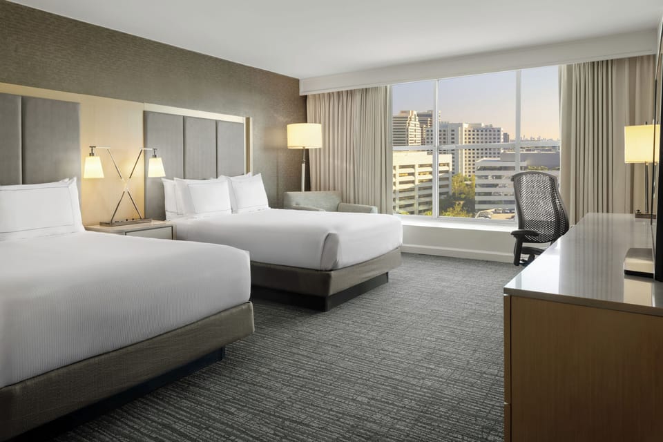Standard Room, 2 Double Beds | Premium bedding, down comforters, pillowtop beds, in-room safe