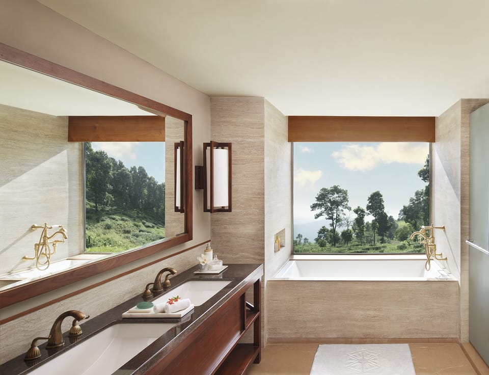 Suite, 1 Bedroom, Balcony (Villa Suite) | Bathroom | Rainfall showerhead, free toiletries, hair dryer, bathrobes