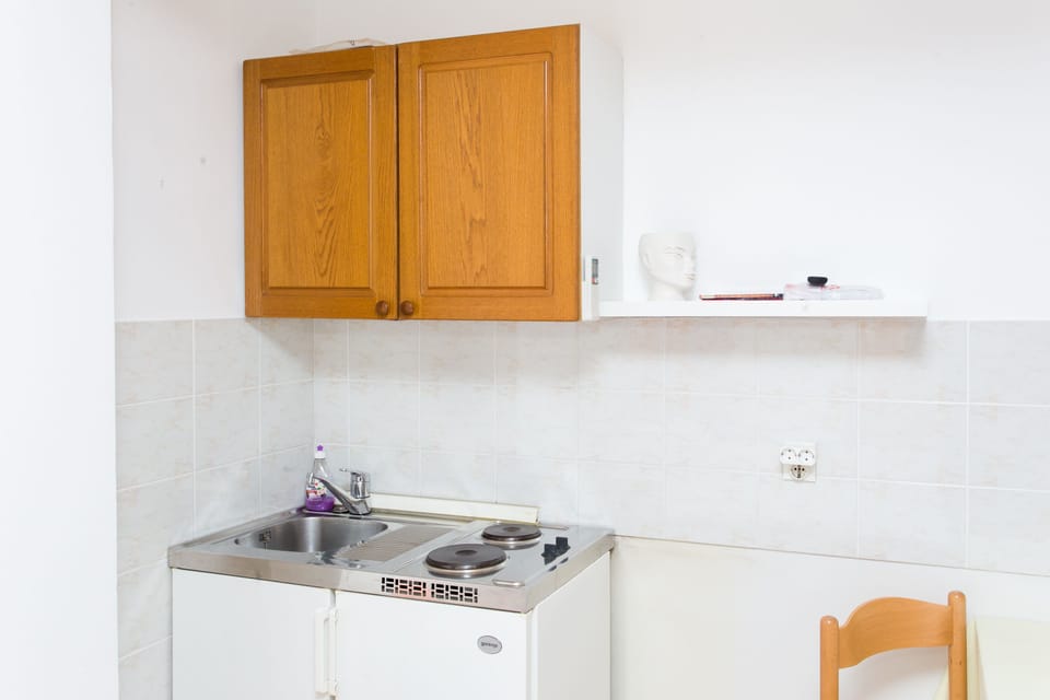 Studio (Studio Apartment) | Private kitchenette | Fridge