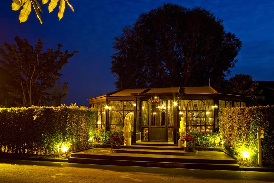Front of property - evening/night