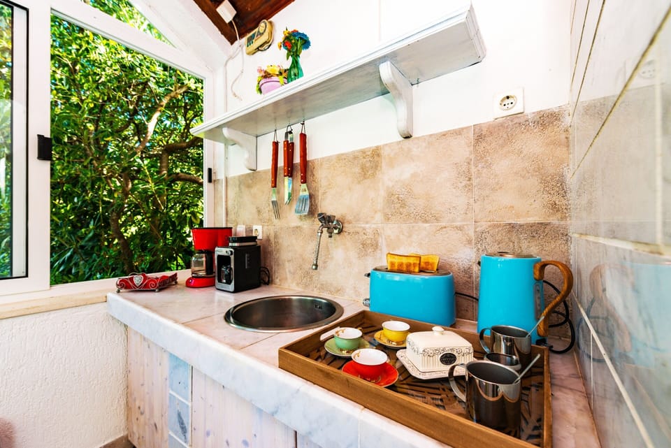 Villa (Four Bedroom Villa with Terrace and S) | Private kitchen | Fridge