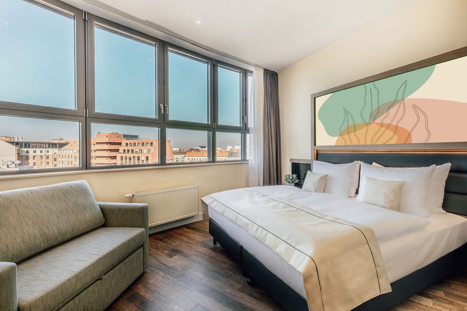 Premium bedding, pillowtop beds, in-room safe, desk