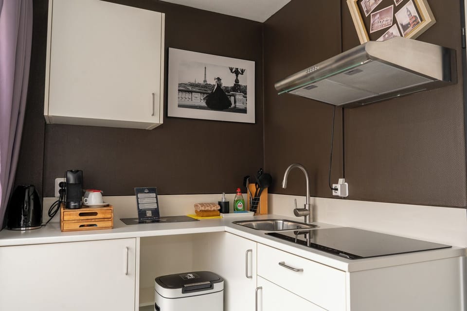 Deluxe Double or Twin Room with Balcony | Private kitchen | Oven, stovetop, electric kettle